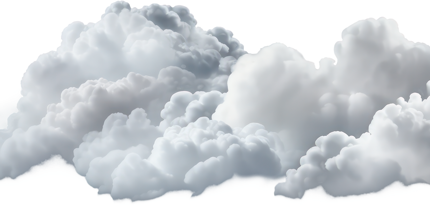 Decorative right cloud